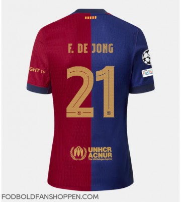 Barcelona Frenkie de Jong #21 Hjemmebanetrøje 2024-25 Kortærmet